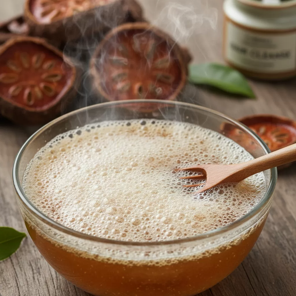 Hoạt chất Saponin trong bồ kết giúp làm sạch da đầu nhẹ nhàng và hiệu quả