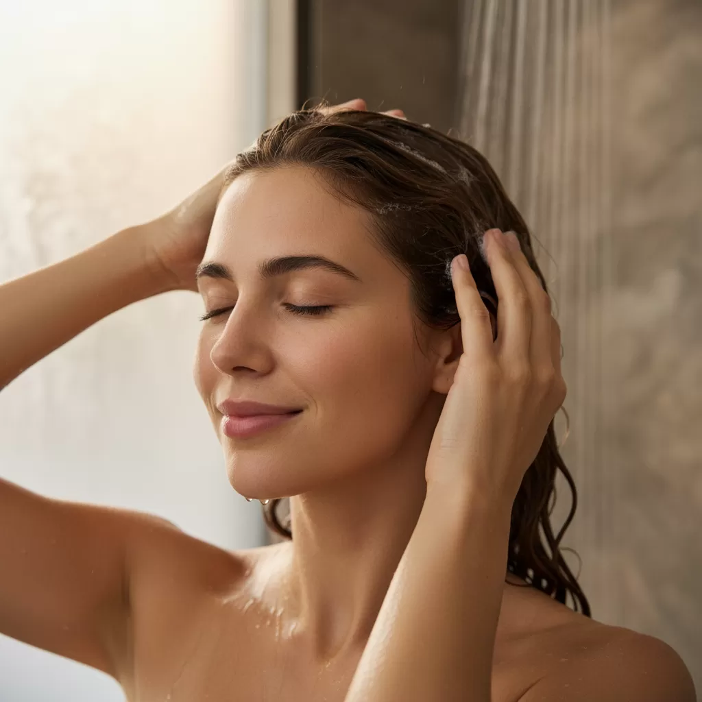 Gội đầu đúng cách với sản phẩm không sulfate giúp cải thiện cấu trúc tóc rõ rệt