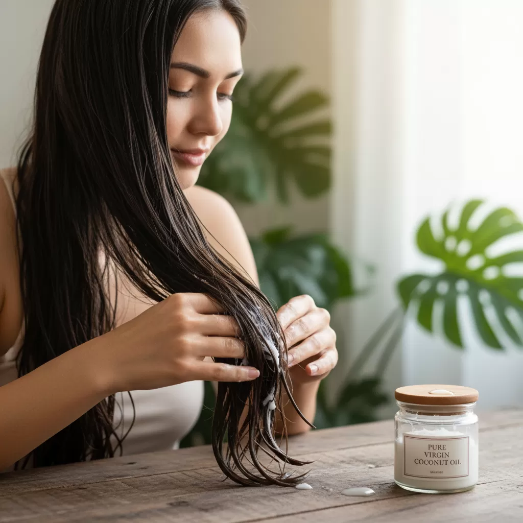 Dưỡng tóc bằng dầu dừa là phương pháp tự nhiên mang lại hiệu quả phục hồi vượt trội
