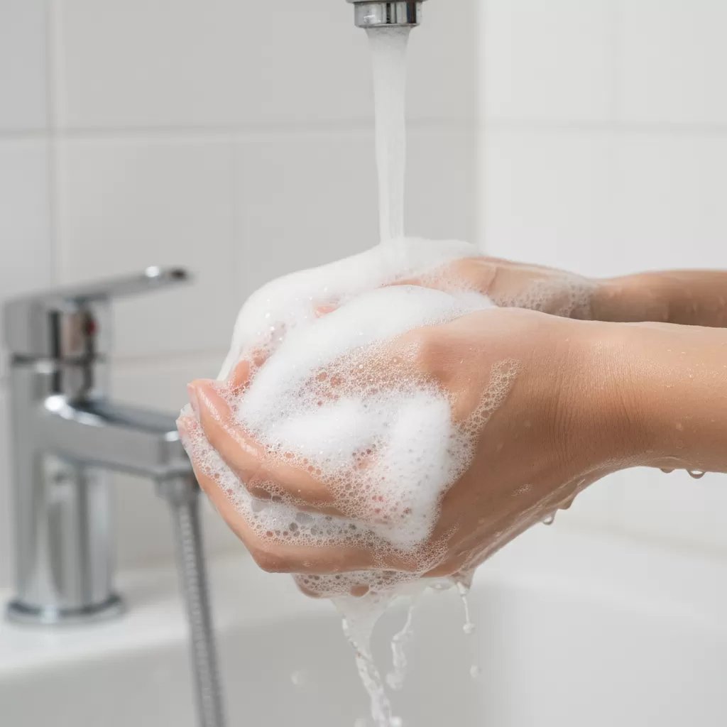 Gội đầu kỹ sau khi ủ giúp loại bỏ dầu thừa và ngăn ngừa tình trạng bết dính