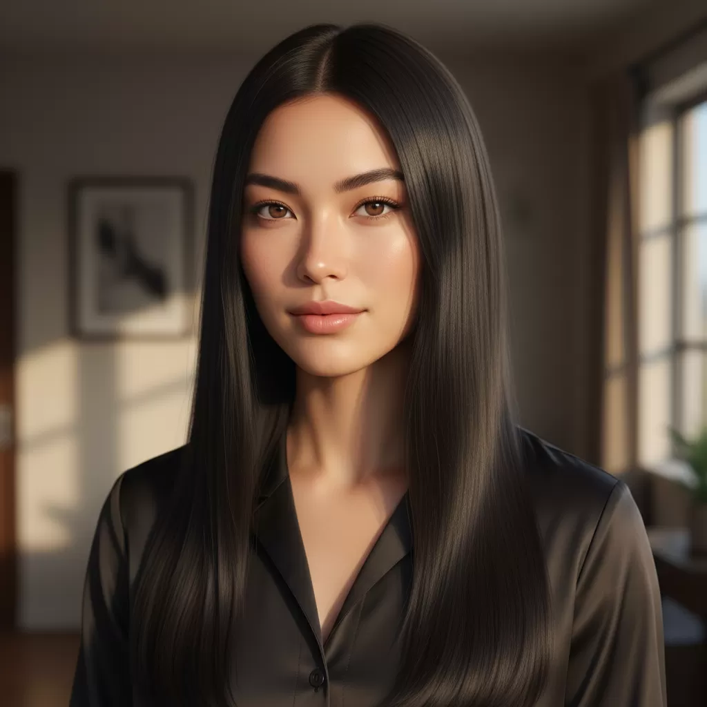 Mái tóc chắc khỏe và bóng mượt nhờ dưỡng chất từ trà xanh