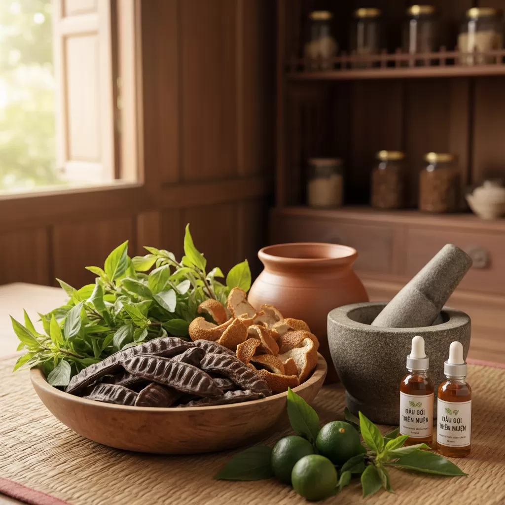 Các loại thảo dược quý giúp phục hồi cấu trúc tóc hư tổn do hóa chất