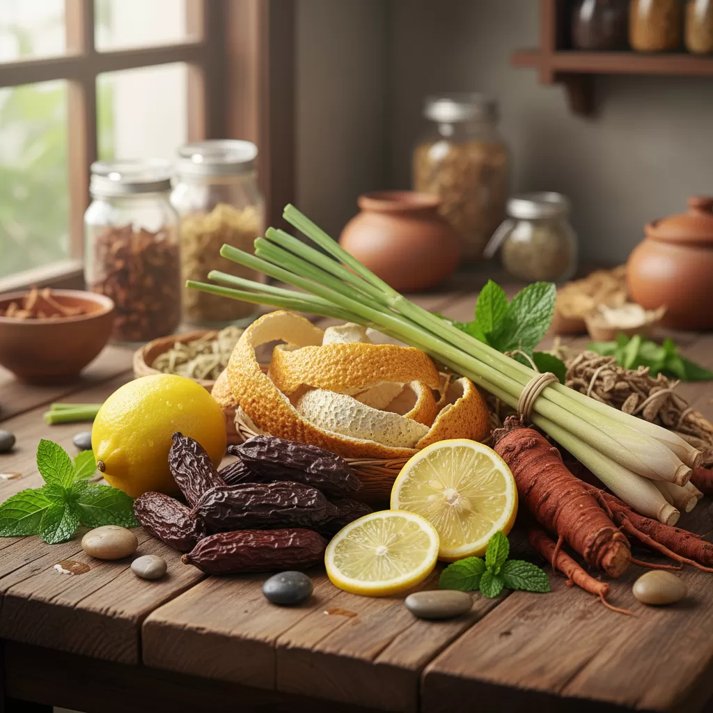 Thành phần thảo dược tự nhiên là nguồn dưỡng chất quý giá cho mái tóc nhuộm