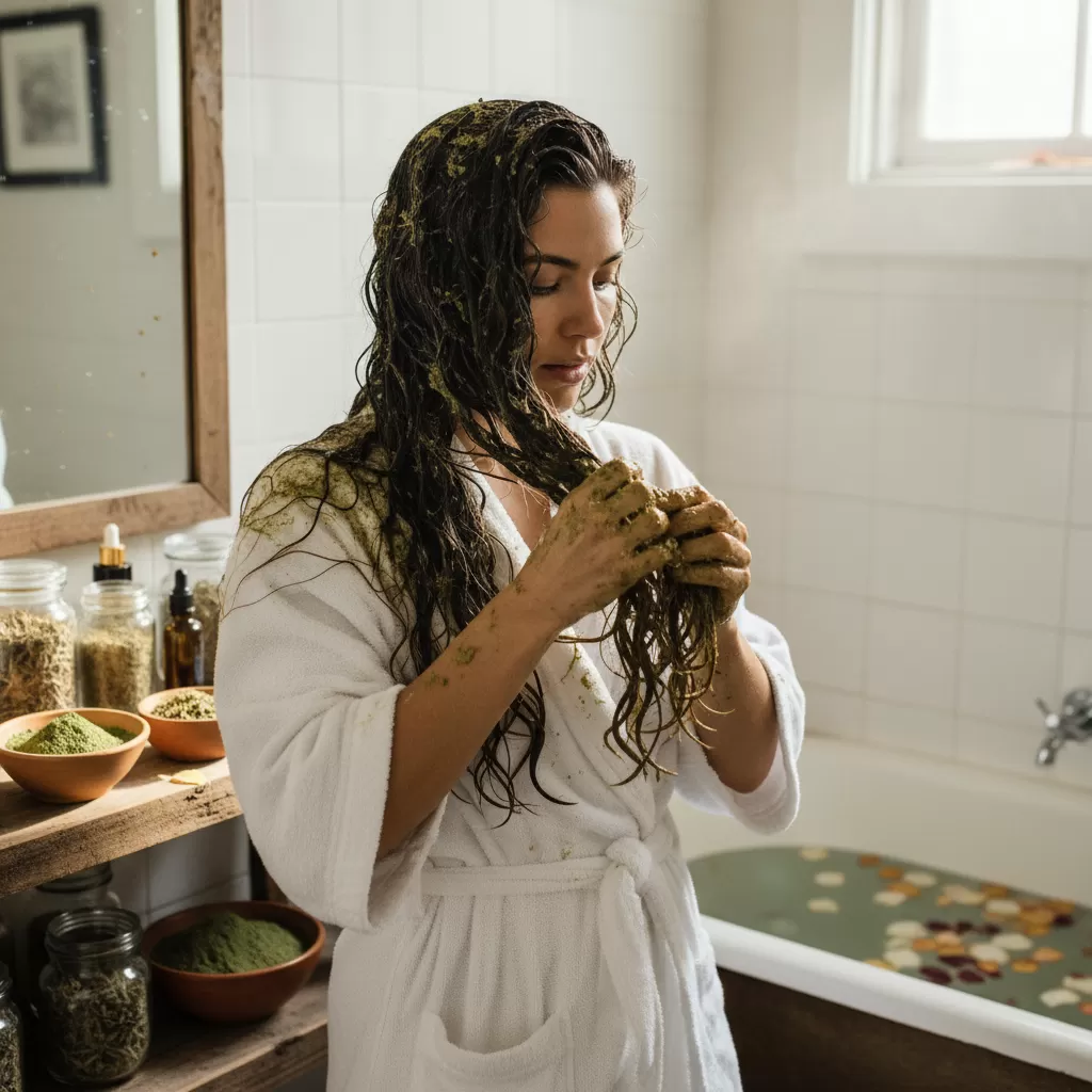 Thực hiện đúng quy trình giúp dưỡng chất thẩm thấu sâu vào da đầu