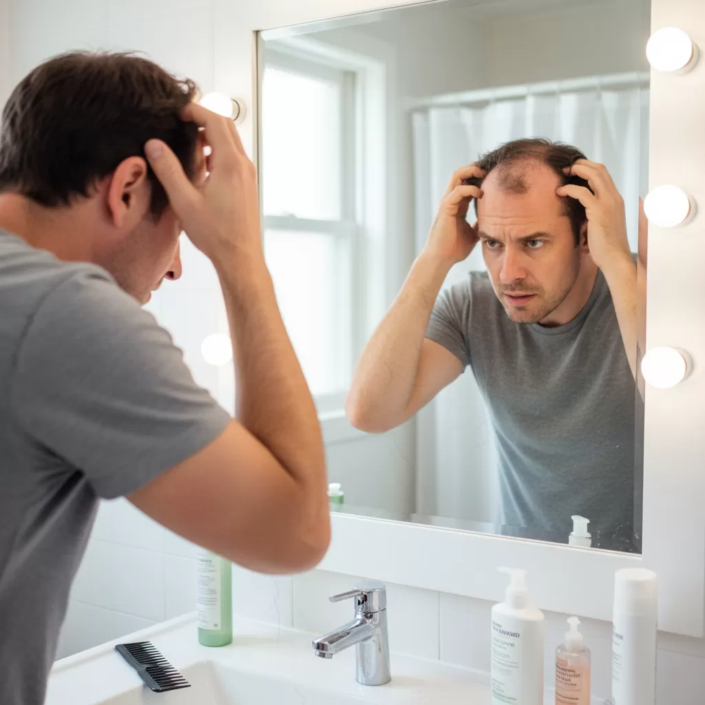 Tình trạng rụng tóc ở nam giới gây ảnh hưởng đến sự tự tin và ngoại hình