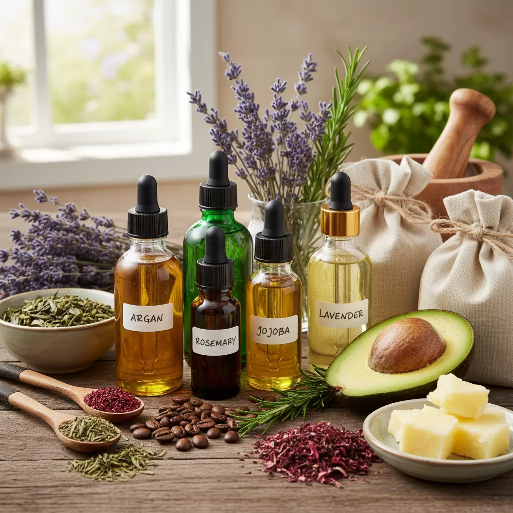 Thành phần chiết xuất từ thiên nhiên giúp nuôi dưỡng tóc an toàn và hiệu quả