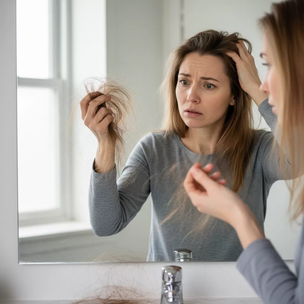 Tình trạng rụng tóc ảnh hưởng lớn đến sự tự tin và thẩm mỹ của phái đẹp