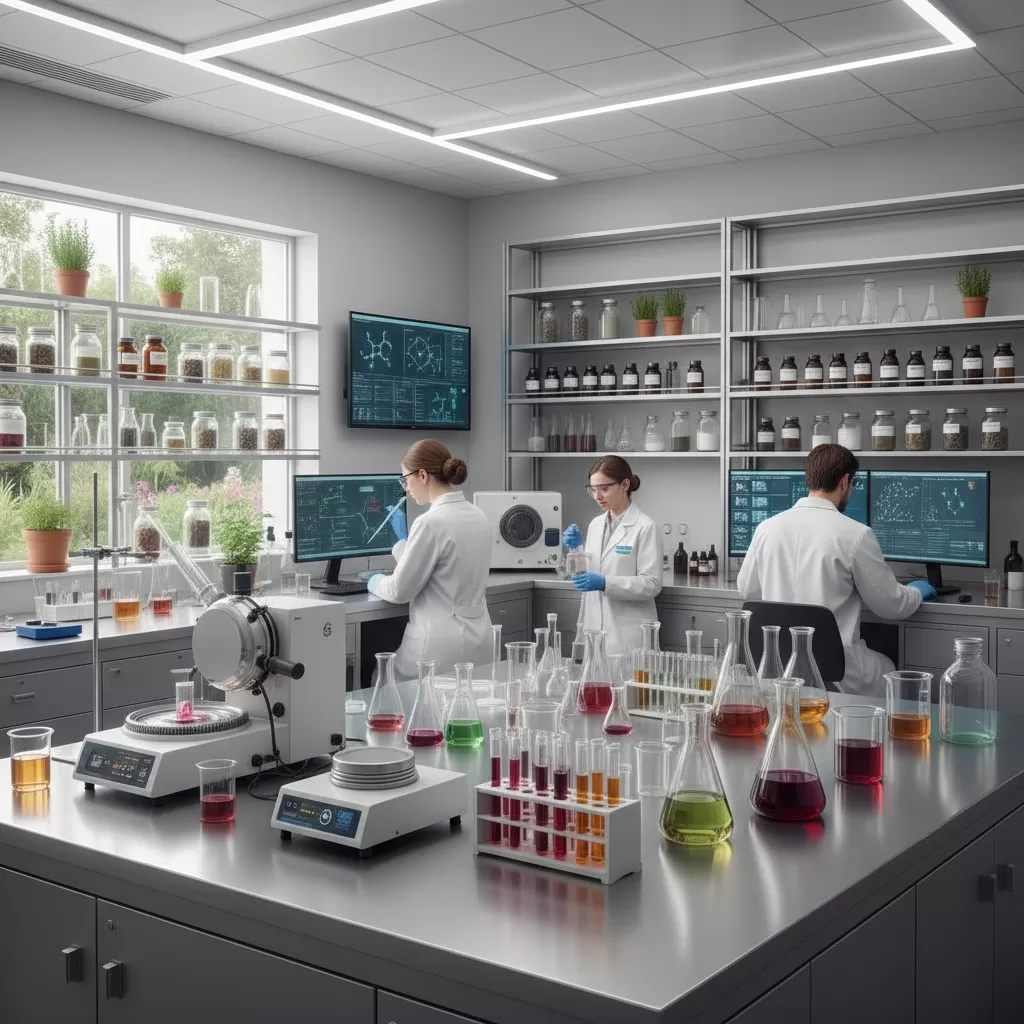 Nghiên cứu và thử nghiệm công thức dầu gội tại phòng Lab