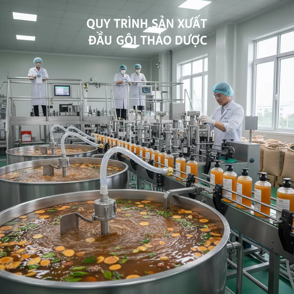 Dịch vụ gia công dầu gội thảo dược trọn gói giúp doanh nghiệp xây dựng thương hiệu riêng chuyên nghiệp