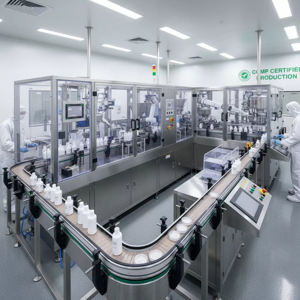 Hệ thống máy móc hiện đại đảm bảo chất lượng sản phẩm đồng nhất