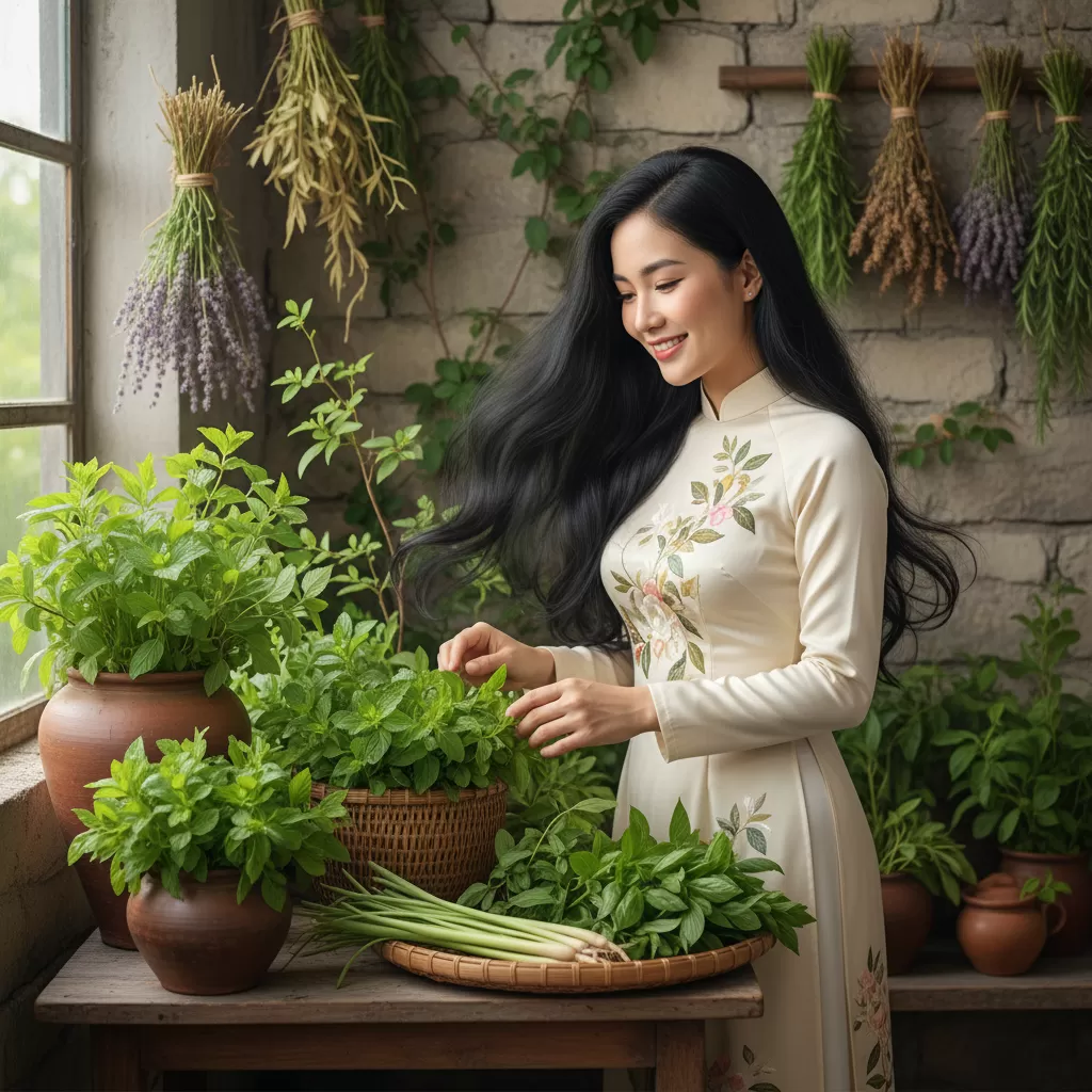 gemini_image_1771858412 Xu hướng người Việt chuyển sang dùng dầu gội thiên nhiên đang ngày càng phổ biến để bảo vệ sức khỏe và mái tóc