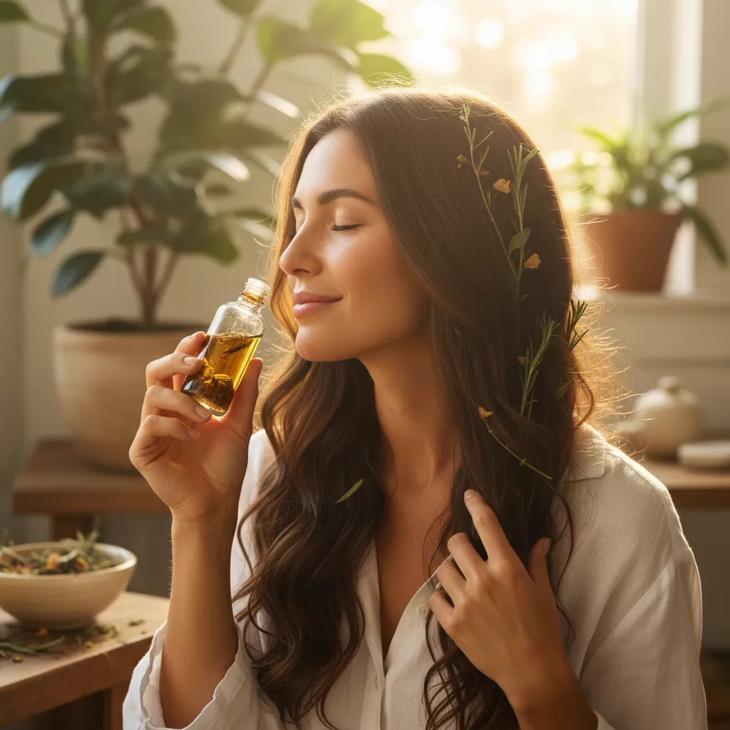 Mùi hương từ tinh dầu tự nhiên mang lại cảm giác thư giãn sâu sắc cho người sử dụng