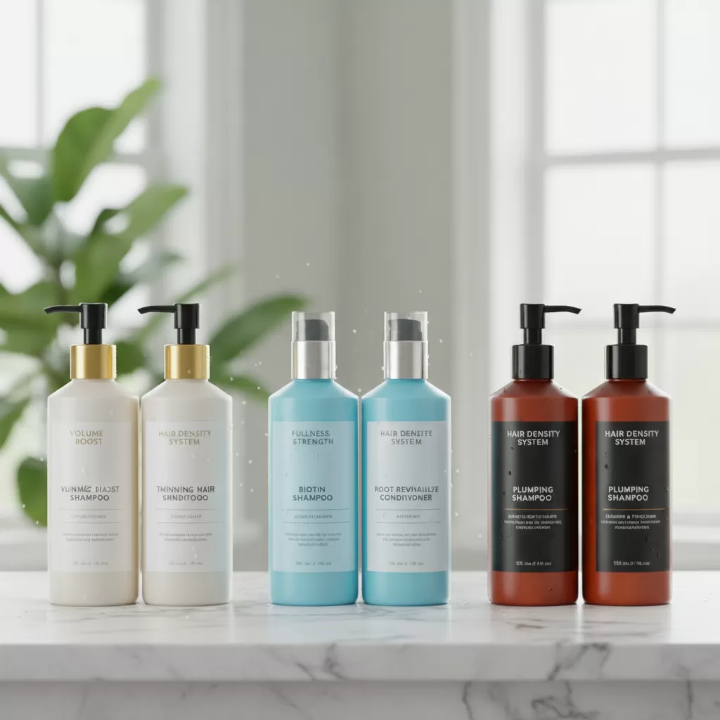 Lựa chọn sản phẩm chăm sóc tóc phù hợp là bước đầu tiên để cải thiện độ dày