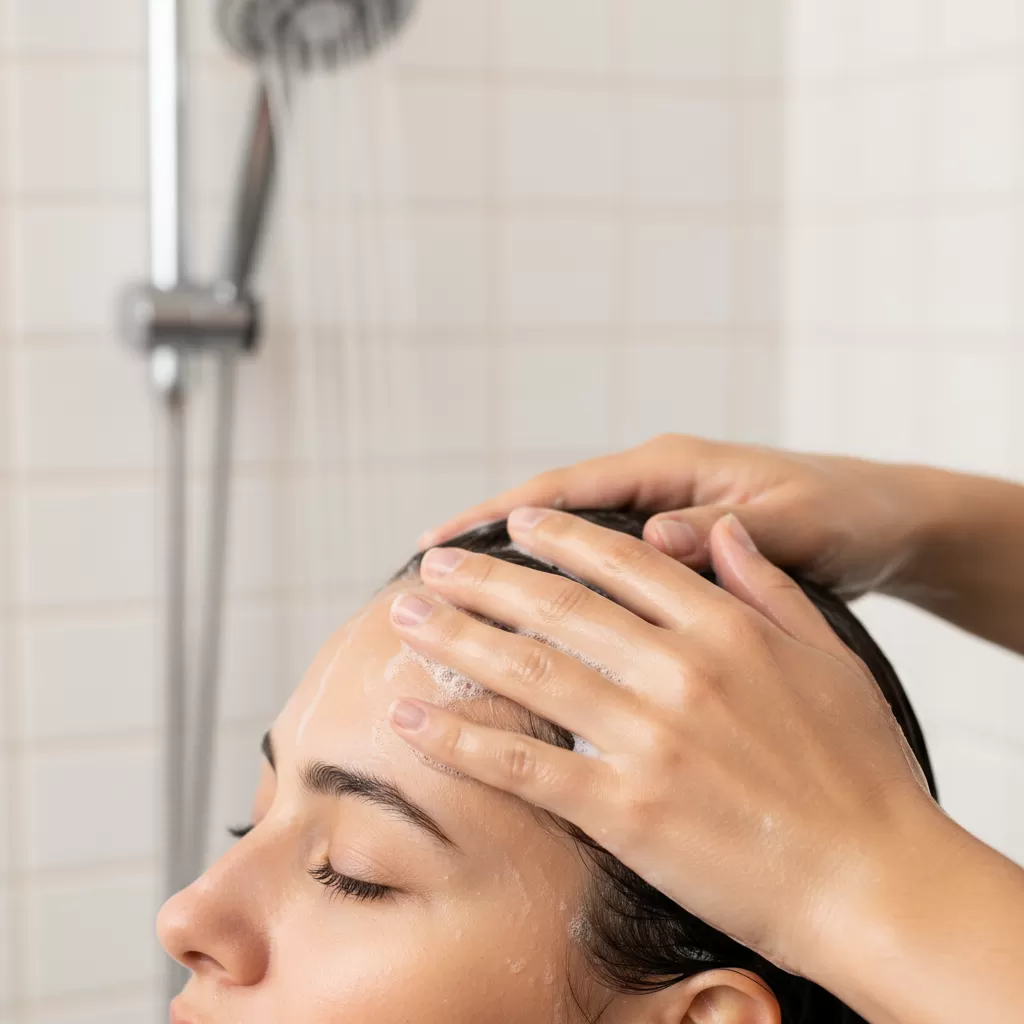 Massage da đầu đúng cách giúp tăng cường sức khỏe cho nang tóc