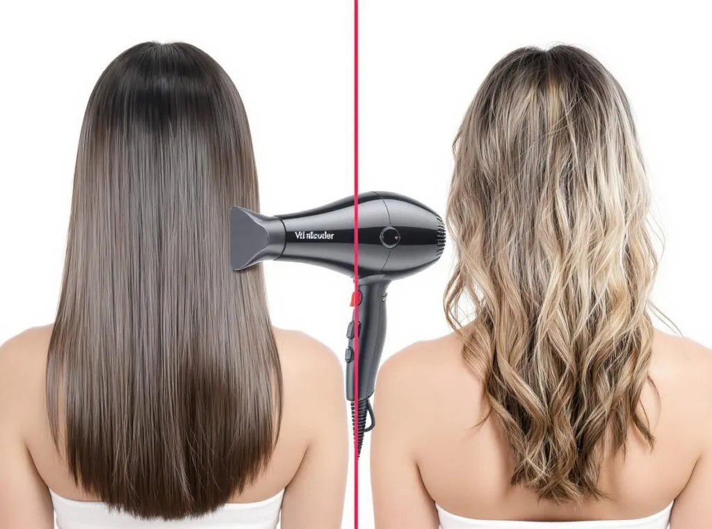 Sấy nóng giúp làm khô tóc nhanh chóng và hỗ trợ tạo kiểu hiệu quả nhưng cần kiểm soát nhiệt độ