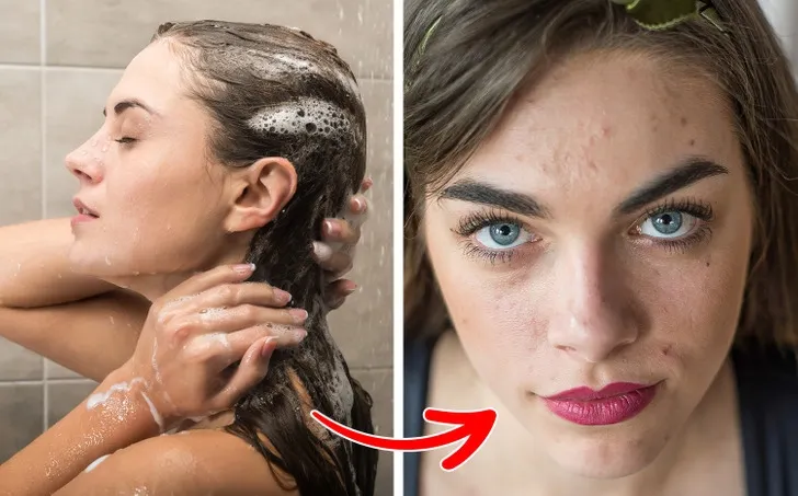 Gội đầu đúng cách bằng nước mát giúp loại bỏ hoàn toàn mùi sữa và dầu thừa