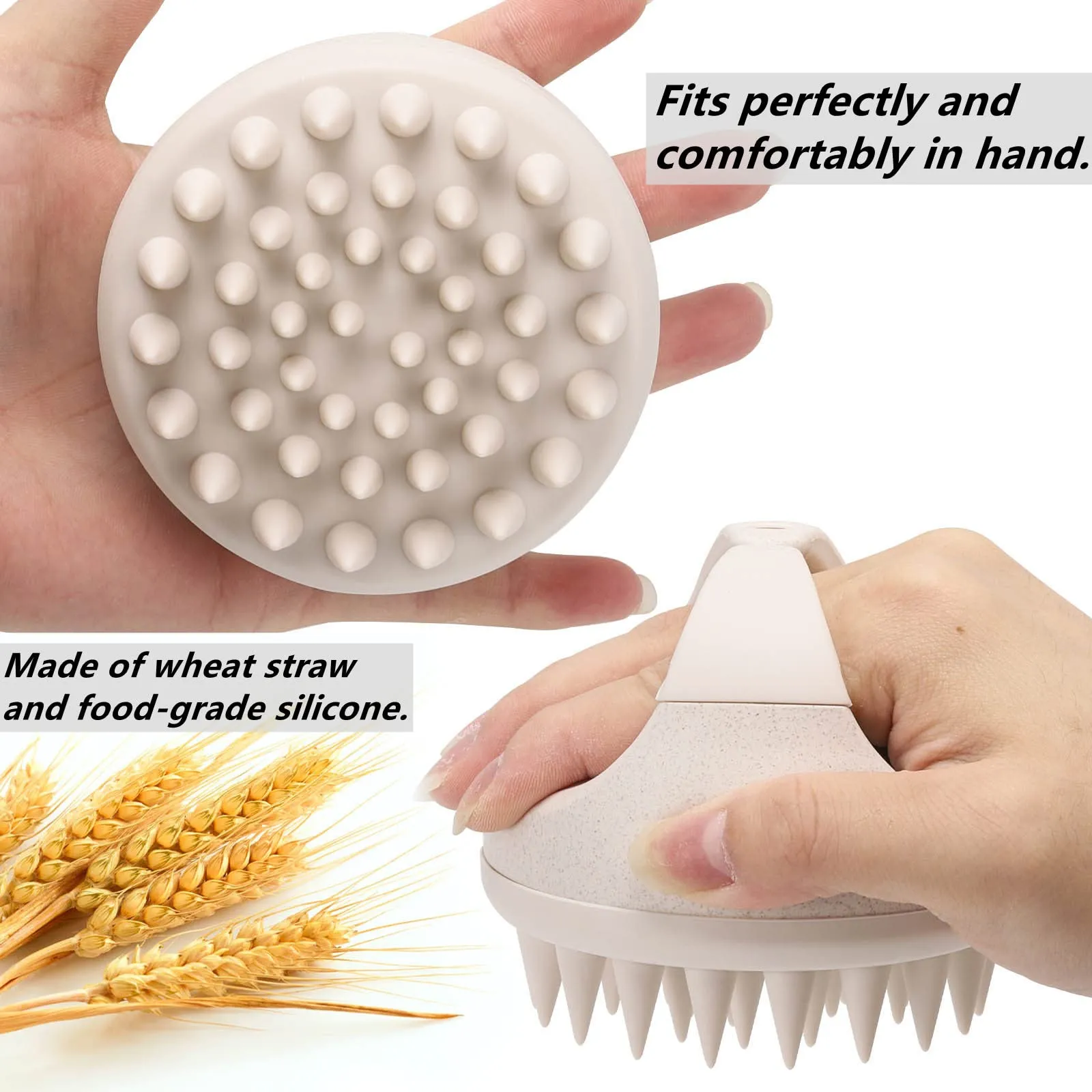 Cơ chế gai silicon tác động sâu vào chân tóc giúp loại bỏ hoàn toàn các mảng bám gàu và tế bào chết