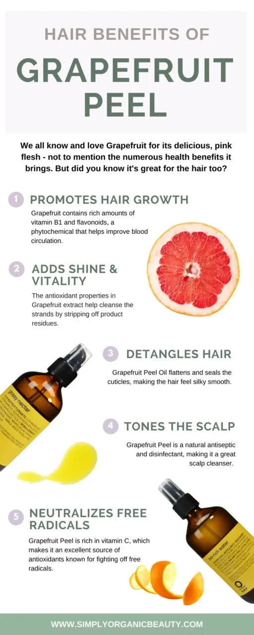 hair-benefits-of-grapefruit Sự kết hợp giữa Hà thủ ô và tinh dầu bưởi mang lại hiệu quả vượt trội trong việc kích thích mọc tóc