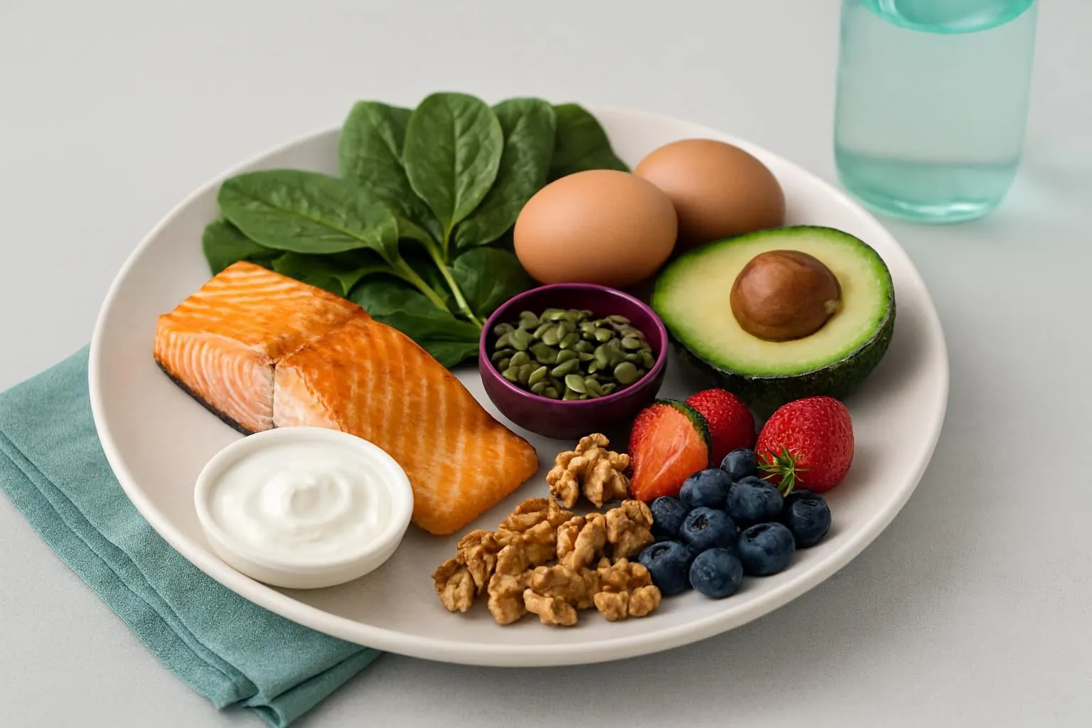 Chế độ ăn giàu protein và chất béo lành mạnh giúp giảm thiểu tác động xấu của thuốc lên tóc