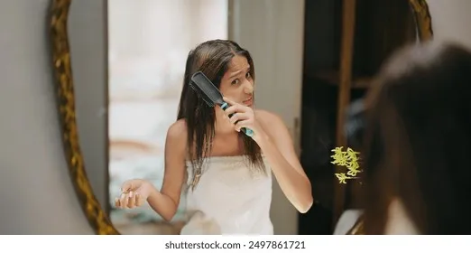Tình trạng tóc dầu ở chân và khô ở ngọn gây ra nhiều phiền toái trong việc tạo kiểu và chăm sóc hàng ngày