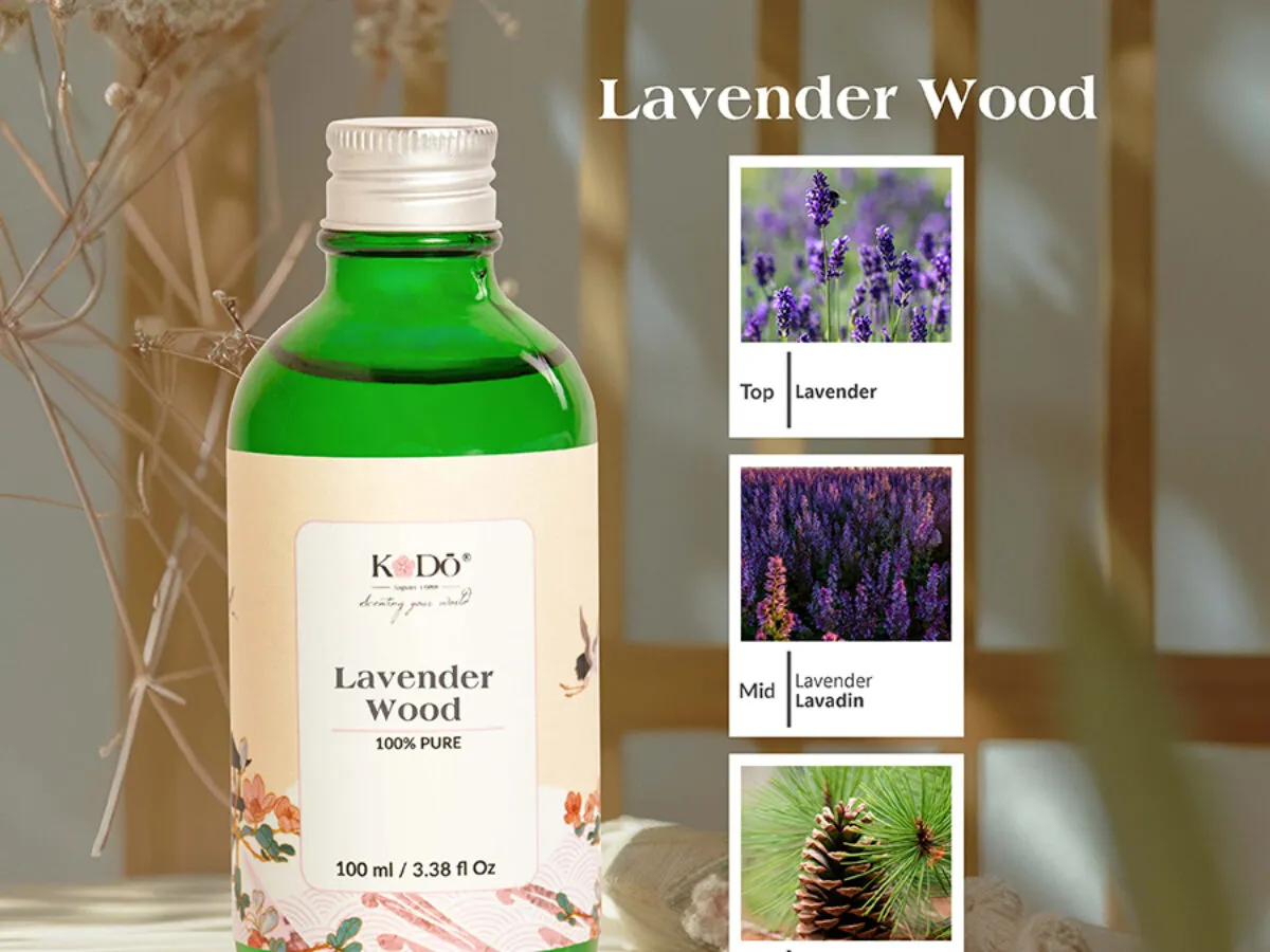 Lavender và gỗ đàn hương là những mùi hương thảo dược giảm stress tốt mang tính trị liệu cao