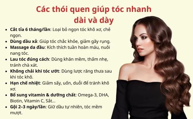 Tần suất sử dụng hợp lý là chìa khóa cho mái tóc khỏe đẹp