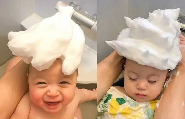 Sự thoải mái của bé là minh chứng cho hiệu quả của việc chăm sóc da đúng cách