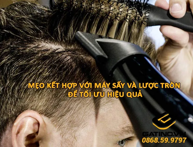 Kỹ thuật sấy đúng cách giúp thuần hóa phần tóc bò liếm cứng đầu