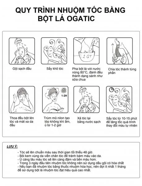 nhuom-toc-ogatic-hoa-thom-co-la-7_31e79930e62944ab8d94d9ba1553c079_grande Kỹ thuật pha bột chuẩn xác quyết định độ bám màu của lá móng