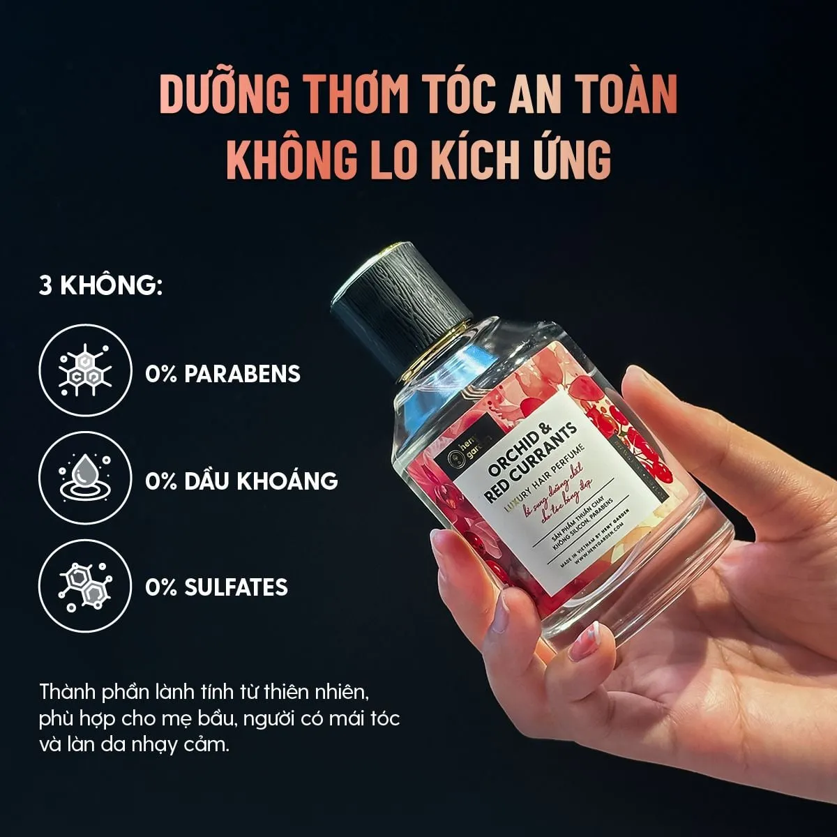 Nước hoa cho tóc là phụ kiện không thể thiếu cho phái đẹp hiện đại