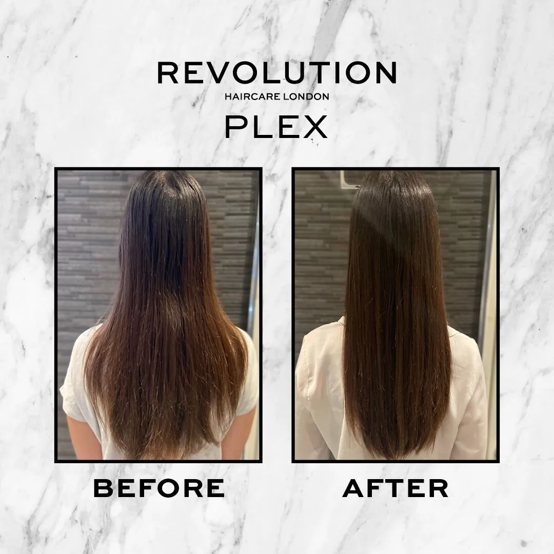 Sự thay đổi ngoạn mục của mái tóc trước và sau khi thực hiện liệu trình phục hồi Plex
