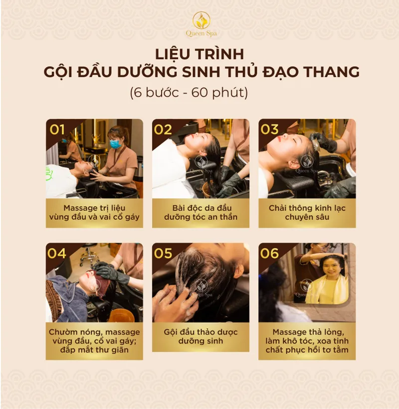 Quy trình gội đầu đúng cách giúp dưỡng chất thấm sâu và không gây bết dính