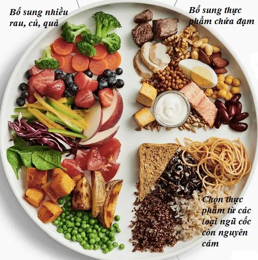 t10-11-m-nen_n_a_dng_cac_loi_thc_phm Chế độ dinh dưỡng cân bằng và giàu vitamin đóng vai trò quan trọng trong việc điều tiết bã nhờn từ bên trong