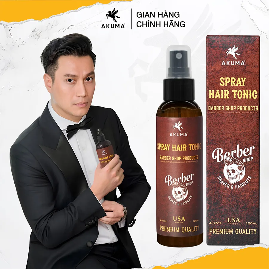 xit-tao-phong-toc-akuma-spray-hair-tonic-1 Sản phẩm hỗ trợ đóng vai trò quan trọng trong việc duy trì độ phồng lâu dài