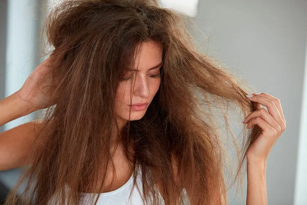 Cấu trúc sợi tóc bị phá vỡ dưới tác động của tia cực tím